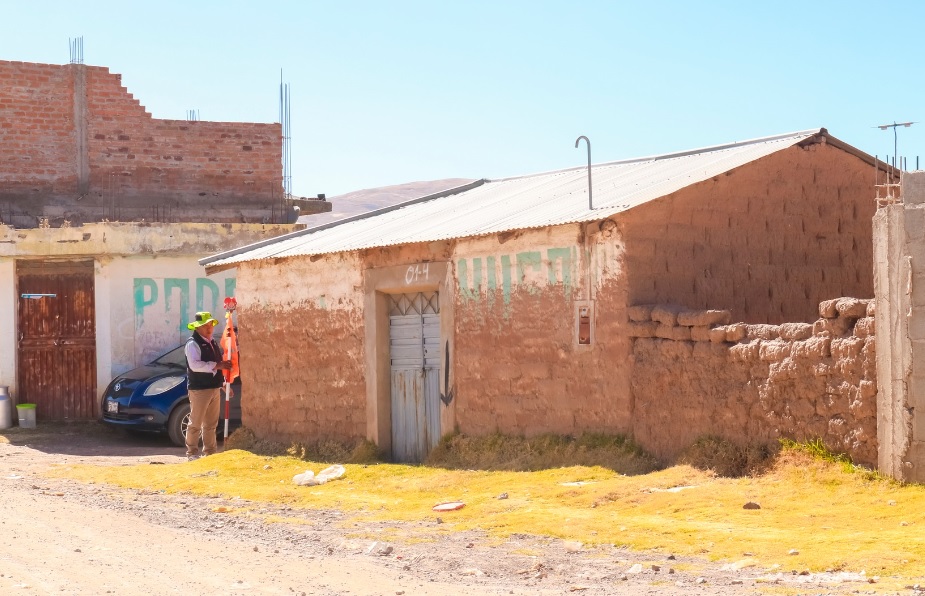 Municipalidad Provincial de Puno realiza levantamiento catastral en el centro poblado de Sucasco, distrito de Coata