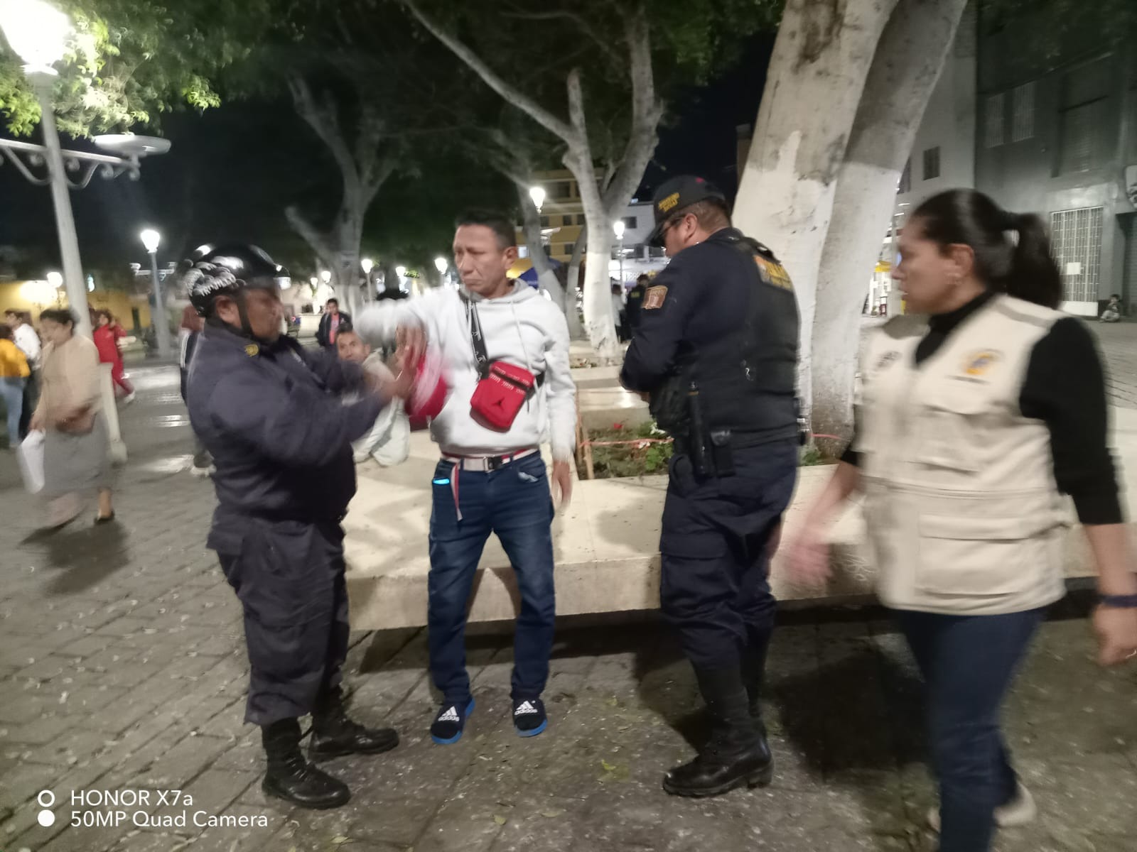 Intervienen a presunto vendedor de drogas en centro de Trujillo