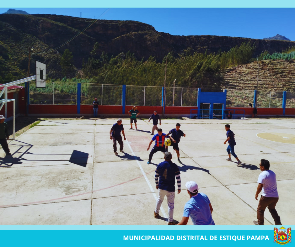 HOMENAJE A PAPÁ POR PARTE DE LA MUNICIPALIDAD DISTRITAL DE ESTIQUE PAMPA