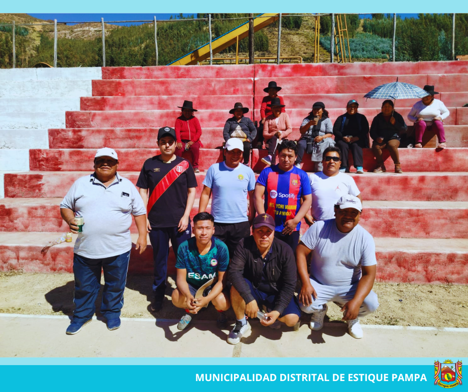 HOMENAJE A PAPÁ POR PARTE DE LA MUNICIPALIDAD DISTRITAL DE ESTIQUE PAMPA