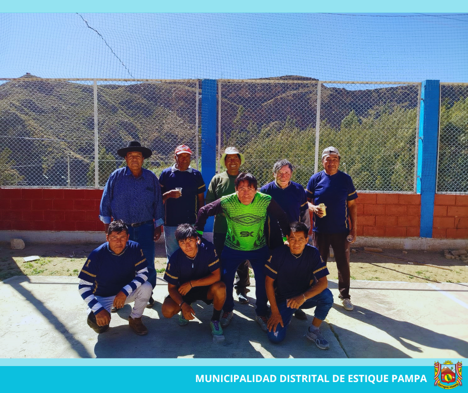 HOMENAJE A PAPÁ POR PARTE DE LA MUNICIPALIDAD DISTRITAL DE ESTIQUE PAMPA