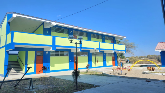 Alcalde Melendez inaugura moderna infraestructura en i.e Santa Julia Billiart en Tejedores