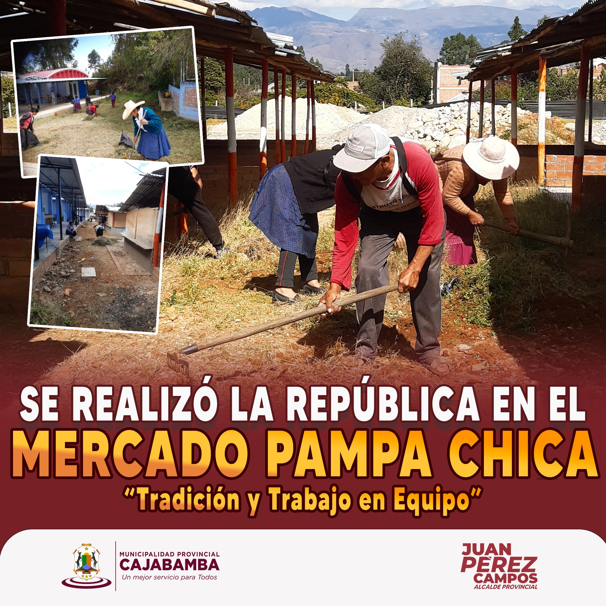 Se realizó la república en el mercado pampa chica