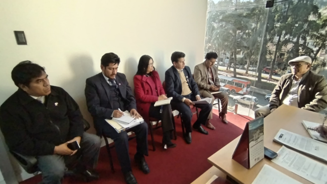 COMISIÓN ORDINARIA DE POBLACIONES VULNERABLES, MUJER NIÑO, JUVENTUDES, DISCAPACITADOS Y ADULTO MAYOR DEL CONSEJO REGIONAL CUSCO RECIBIO INFORME DE PROCURADURIA SOBRE RECUPERACION DEL CAMPO FERIAL HAUANCARO