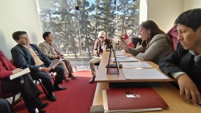 COMISIÓN ORDINARIA DE POBLACIONES VULNERABLES, MUJER NIÑO, JUVENTUDES, DISCAPACITADOS Y ADULTO MAYOR DEL CONSEJO REGIONAL CUSCO RECIBIO INFORME DE PROCURADURIA SOBRE RECUPERACION DEL CAMPO FERIAL HAUANCARO