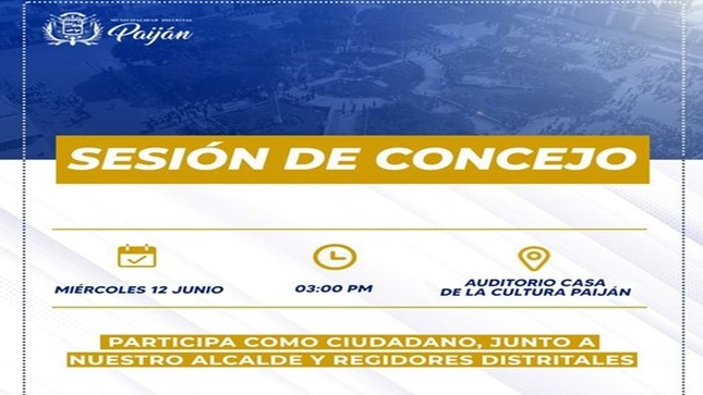 SESION DE CONCEJO 12 - 06