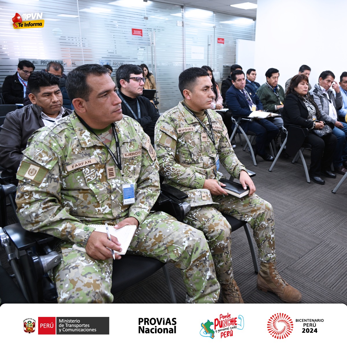 💠AVANZA PLAN DE INTERVENCIÓN EN VÍA NACIONAL 12A: EJÉRCITO PERUANO SE SUMA
La autoridad edil, Mag. Demetrio Adrián Buiza Picón, en su calidad de presidente del Comité Macro Regional - Pro intervención de la Vía Nacional 12 A, participó de la reunión liderada por el director ejecutivo del Proyecto Especial de Infraestructura de Transporte Nacional - Provias Nacional, José Humberto Romero Glenny, en las instalaciones del Ministerio de Transportes y Comunicaciones. Además, quienes también participaran activamente fueron la congresista Nilza Chacón, alcaldes provinciales (concerniente a la vía nacional 12A - de la región Ancash), el Comité Macro Regional y el equipo técnico de Provias Nacional.
Según lo anunciaran desde la página oficial de Provias Nacional, se avanzaron importantes acuerdos para la intervención urgente en la Vía en mención. Una ruta crucial para conectar las regiones de Ancash, Huánuco, La Libertad y San Martín; el cual también es transcendental para promover el desarrollo económico.
Este encuentro marcó un hito en el compromiso conjunto con el Ejército del Perú para iniciar, el próximo 30 de julio, la conservación rutinaria y la atención de emergencias en el tramo Santa – Puente Huacrachuco. Además, se acordó la firma de una adenda para extender la intervención hasta Chuquicara y se está gestionando la ampliación del presupuesto para incluir el tramo de Santa a Chuquicara.
Son, estos esfuerzos, el resultado del compromiso continuo de las autoridades locales por mejorar la infraestructura vial en la región. Se espera que estas medidas no solo optimicen la conectividad y el desarrollo económico, sino que también garanticen viajes seguros para todos los peruanos que utilizan esta importante vía nacional.