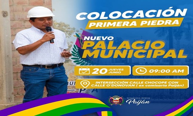 INICIO DE CONSTRUCCIÓN DE PALACIO MUNICIPAL
