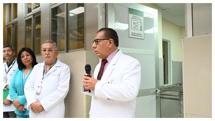 Central de Esterilización funcionará en el sótano, en un espacio cedido por el Servicio de Nutrición, hasta que concluyan los trabajos de remodelación en el piso siete.