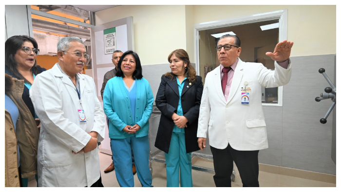 Central de Esterilización funcionará en el sótano, en un espacio cedido por el Servicio de Nutrición, hasta que concluyan los trabajos de remodelación en el piso siete.
