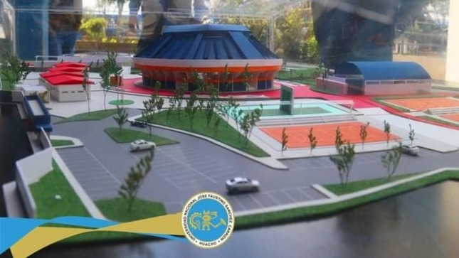 Una nueva infraestructura se construirá en la UNJFSC. Se trata del Coliseo Deportivo que contará con campos para la práctica de diversas disciplinas.