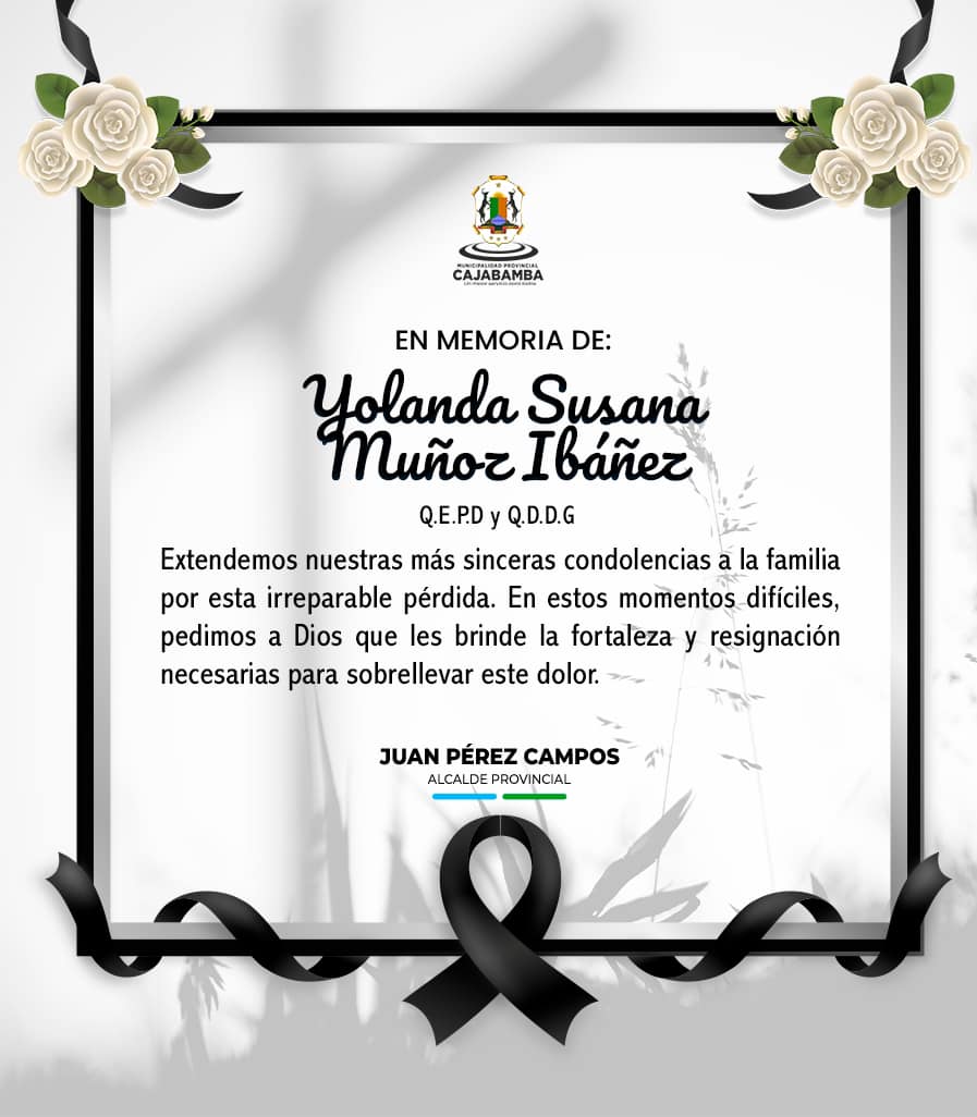 Nota de Pésame
