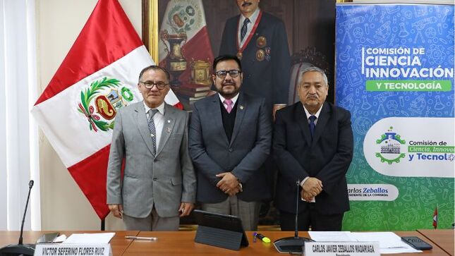 Así lo informó el presidente de esta institución rectora de la CTI, Dr. Sixto Sánchez, durante su presentación ante la Comisión de Ciencia, Innovación y Tecnología del Congreso, presidida por el congresista Carlos Zeballos, donde acudió para explicar los principales lineamientos de su gestión.