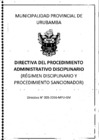 Vista preliminar de documento DIRECTIVA DEL PROCEDIMIENTO ADMINISTRATIVO DISCIPLINARIO FORMATO ATENCION DE DENUNCIAS_f