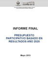 Vista preliminar de documento Informe Final PP 2020