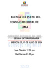 Vista preliminar de documento AGENDA DE SESIÓN DE CONSEJO REGIONAL N° 17-2024-CR/GRL