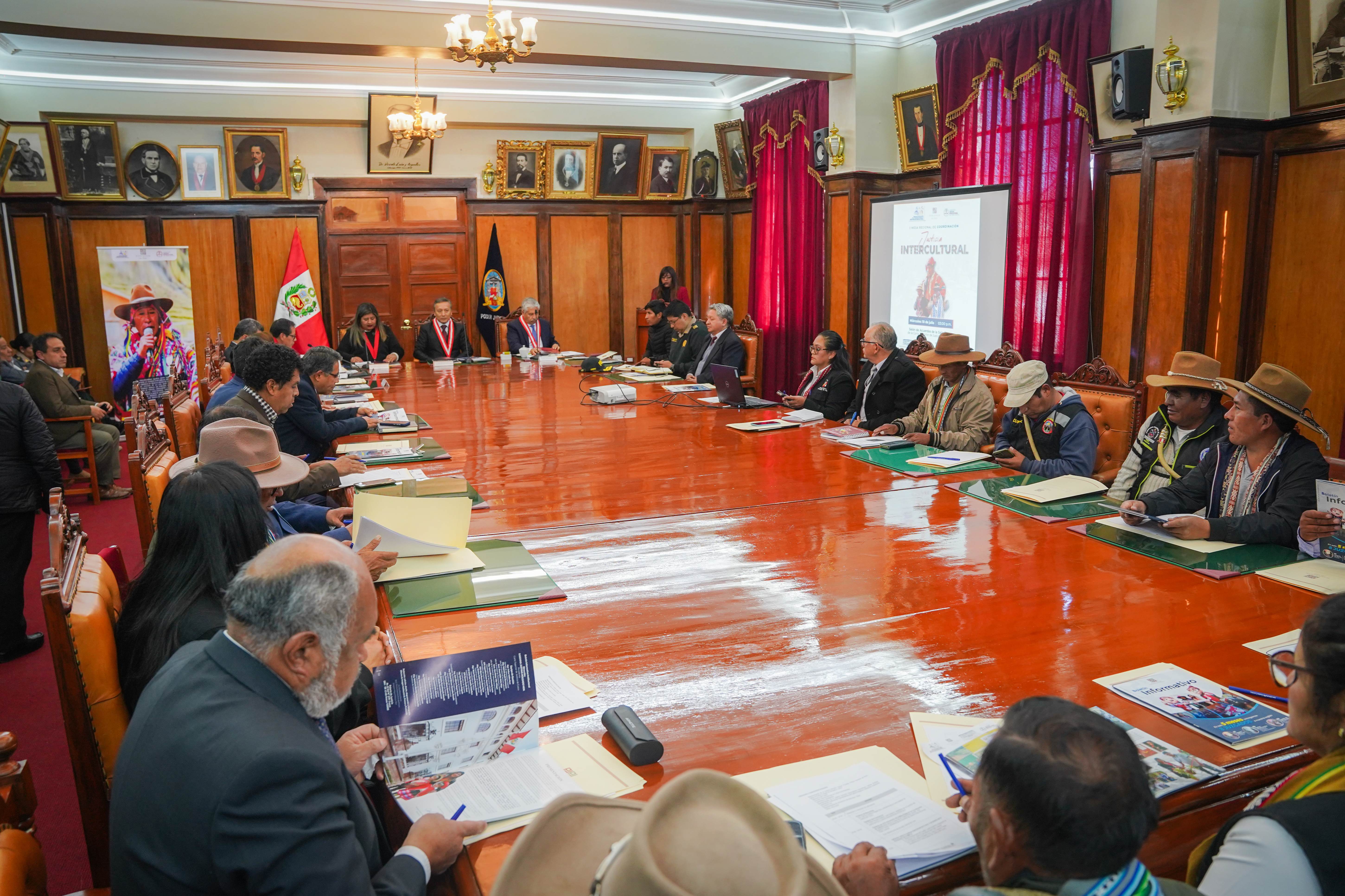 Con éxito se desarrolló la Primera Mesa Regional de Coordinación de Justicia Intercultural 2024
