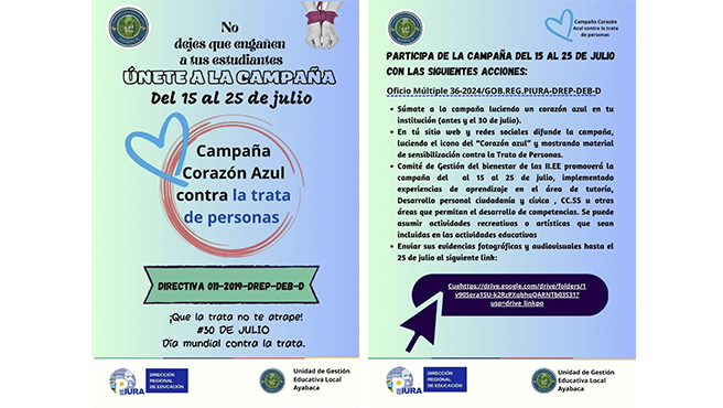 Corazón Azul contra la Trata de Personas