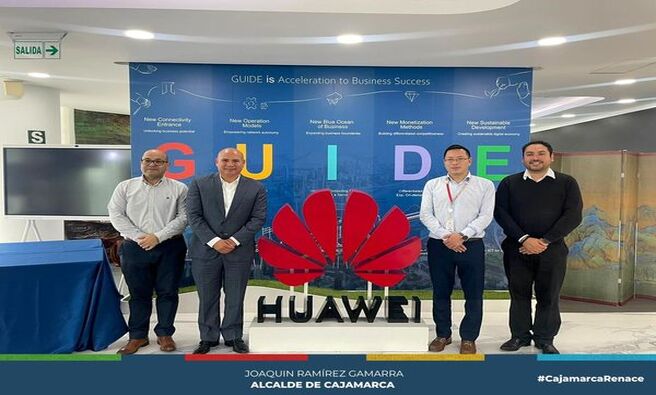 📌El alcalde provincial Joaquin Ramírez concretó la alianza estratégica que permitirá suscribir un convenio histórico para nuestra ciudad.
✅Cajamarca se convertirá en la primera Smart City de la región, gracias a la colaboración con la gigante tecnológica china Huawei.
🤝Este acuerdo representa un paso significativo hacia la modernización de nuestra querida ciudad, mejorando las condiciones de vida para todos los cajamarquinos. A través de esta gestión, estamos comprometidos a implementar soluciones innovadoras que promuevan la eficiencia, la sostenibilidad y el bienestar de nuestros ciudadanos.
