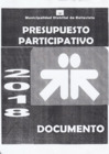 Vista preliminar de documento Presupuesto Participativo 2018