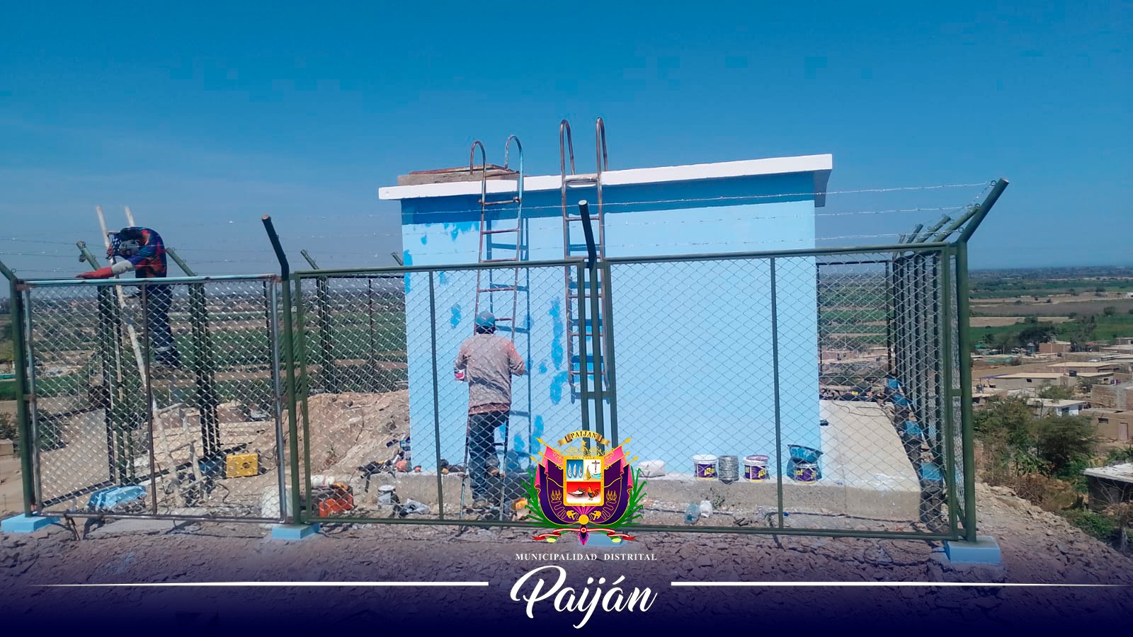 RESERVORIO DE CHUMPON TIENE NUEVO CERCO PERIMETRICO