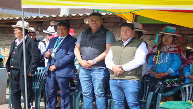 Director Regional de Transportes y Comunicaciones participa del 62° aniversario de fundación de la comunidad campesina de Vicos