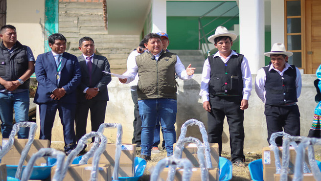 DRTC dota de herramientas a la comunidad campesina de Vicos 