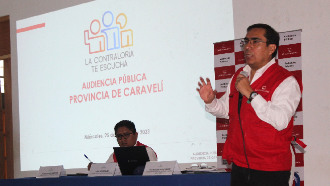 Ciudadanos y representantes de la sociedad civil de la provincia de Caravelí alertarán sobre las deficiencias en la prestación de servicios públicos y presunto uso inadecuado de bienes y recursos del Estado, entre otras irregularidades, en la administración pública y actos de corrupción durante la Audiencia Pública “La Contraloría te escucha” que se realizará el 17 de julio de 2024 en el distrito de Chala.