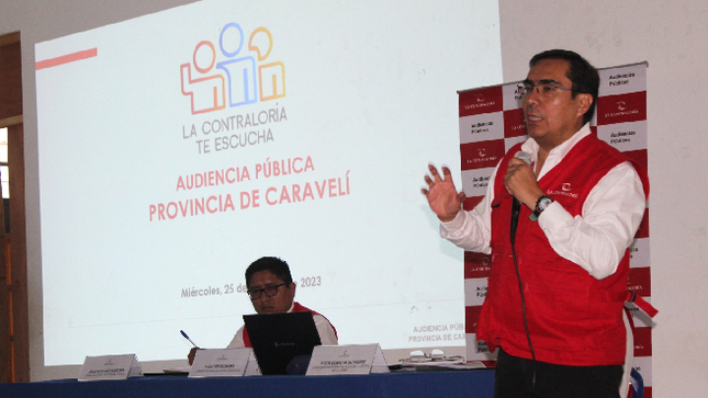 Ciudadanos y representantes de la sociedad civil de la provincia de Caravelí alertarán sobre las deficiencias en la prestación de servicios públicos y presunto uso inadecuado de bienes y recursos del Estado, entre otras irregularidades, en la administración pública y actos de corrupción durante la Audiencia Pública “La Contraloría te escucha” que se realizará el 17 de julio de 2024 en el distrito de Chala.