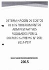 Vista preliminar de documento TUPA (2016 - Incorporación de Procesos de Defensa Civil)