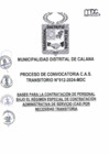 Vista preliminar de documento CONVOCATORIA CAS TRANSITORIO 012-2024