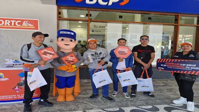 DRTC inicia con actividades de educación del plan de acción "Recuperando tu confianza, recuperando la seguridad vial"