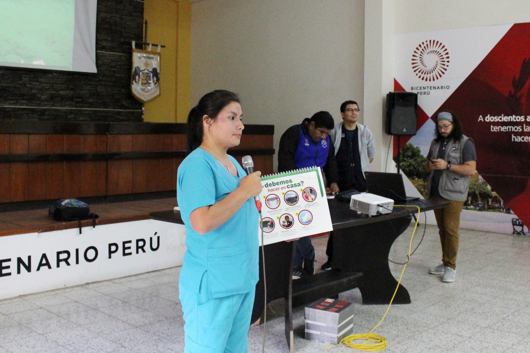 Se llevó a cabo la capacitación a los agentes comunitarios de salud y actores sociales del distrito de Guadalupe