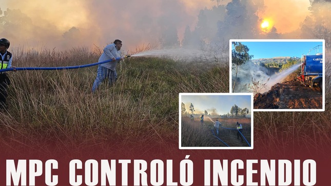 MPC controló incendio en urb. Las condes de Namora