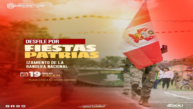 Desfile por fiestas patrias