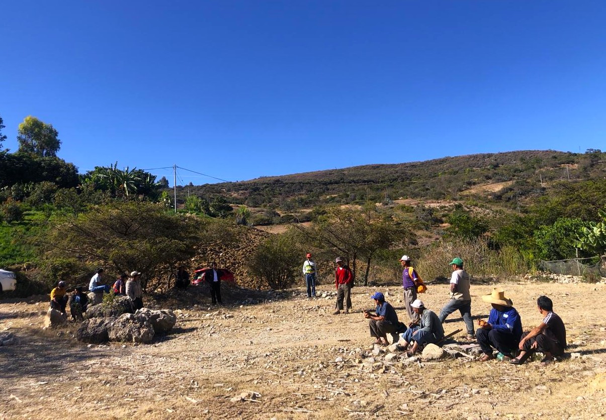 llevó a cabo una Asamblea General con los vecinos del Caserío El Chirimoyo