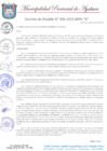 Vista preliminar de documento DECRETO DE ALCALDIA N° 006-2021-MPA