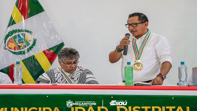 Salud, educaci贸n e integraci贸n vial fueron los temas tratados en la mesa de trabajo con la Municipalidad de Megantoni y el GORE Cusco.