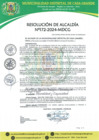 Vista preliminar de documento Resolución de Alcaldía 172-2024
