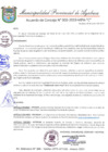 Vista preliminar de documento Acuerdo de Concejo N° 003-2019-MPA-C