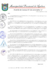 Vista preliminar de documento Acuerdo de Concejo N° 020-2019-MPA-C