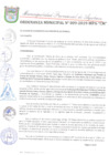 Vista preliminar de documento ORDENANZA MUNICIPAL N° 009-2019-MPA-CM