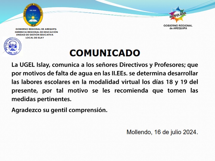 Comunicado