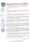 Vista preliminar de documento ORDENANZA MUNICIPAL N° 016-2019-MPA-CM