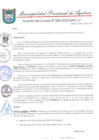 Vista preliminar de documento Acuerdo de Concejo N° 043-2019-MPA-C