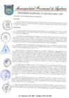 Vista preliminar de documento ORDENANZA MUNICIPAL N° 020-2019-MPA-CM