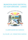 Vista preliminar de documento Clasificador de Cargos
