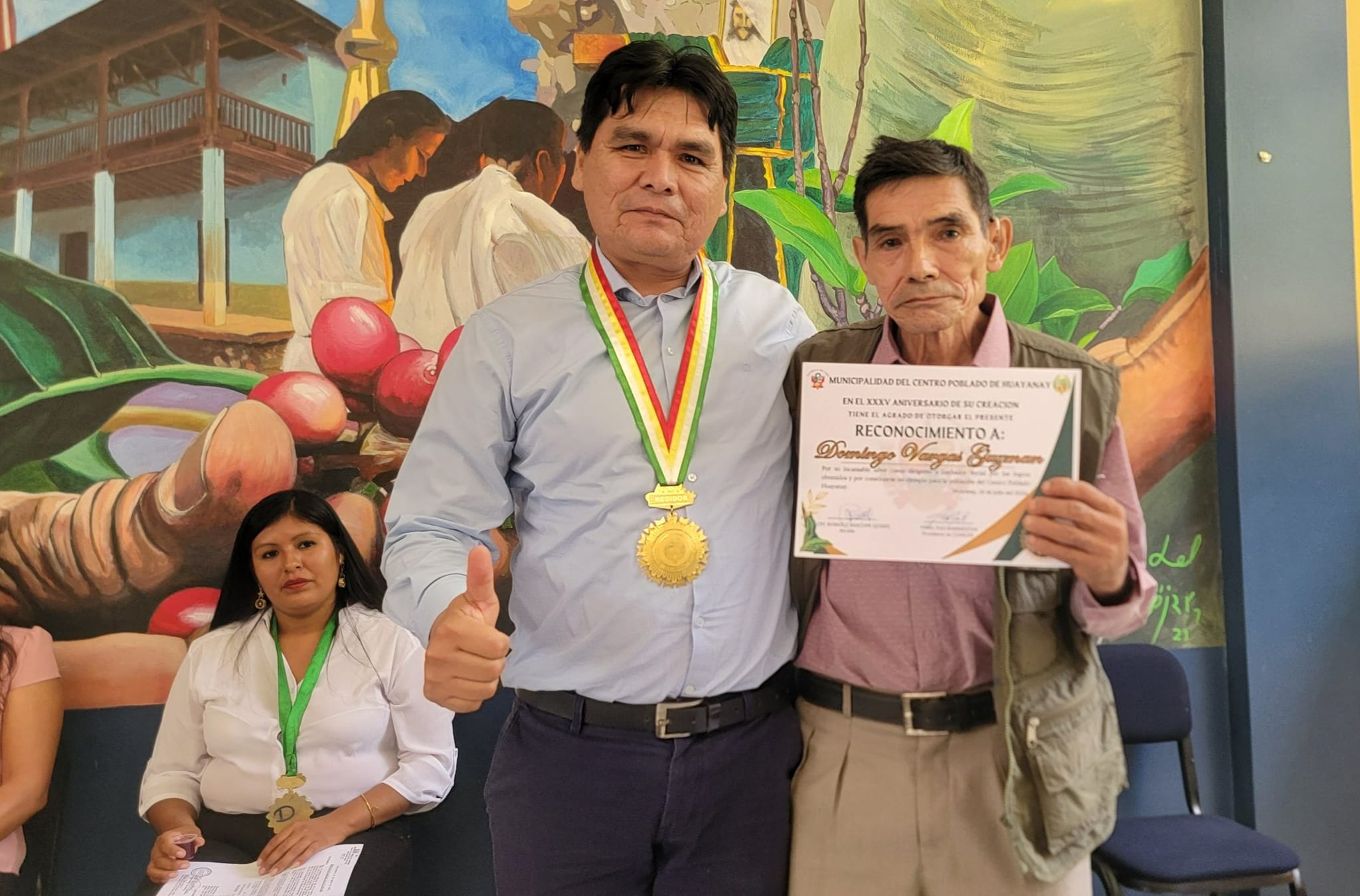 Alcalde de La Convención celebra el 35° aniversario de Huayanay con sesión solemne y actividades comunitarias