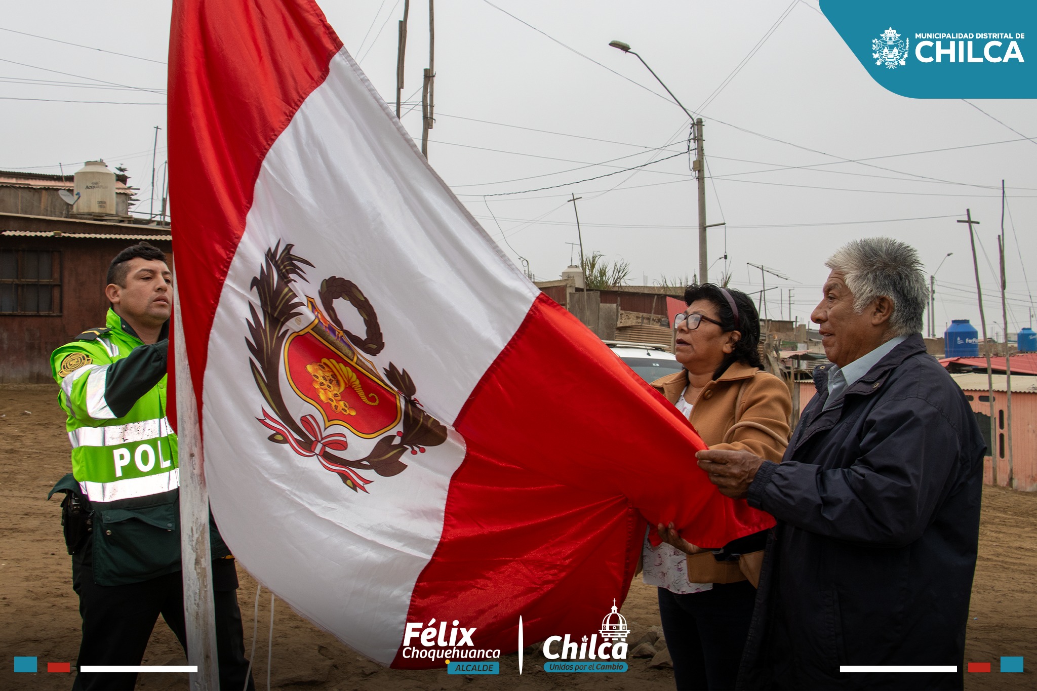 ceremonia de izamiento