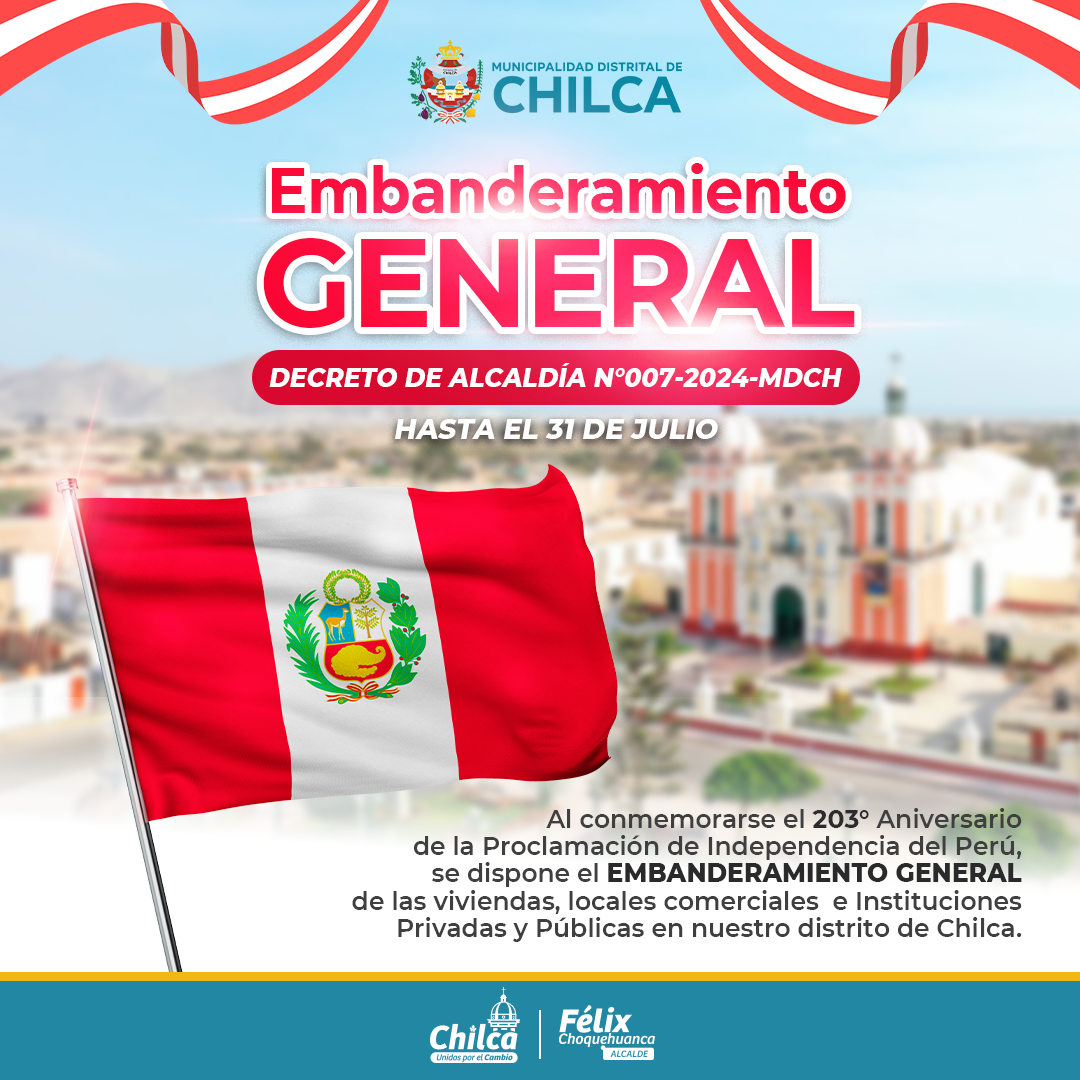 Decreto de Alcaldia para embanderamiento General.